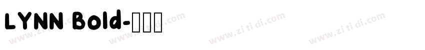 LYNN Bold字体转换